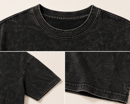 Hair Like Wool Acid Wash Tee