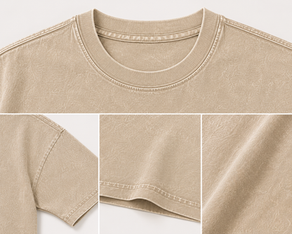 Wash Day Survivor AcidWash Tee